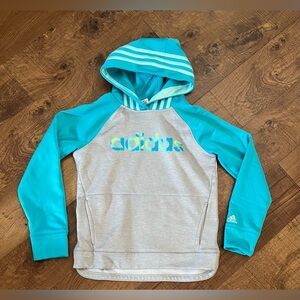 Adidas girls hoodie Sz medium 10/12